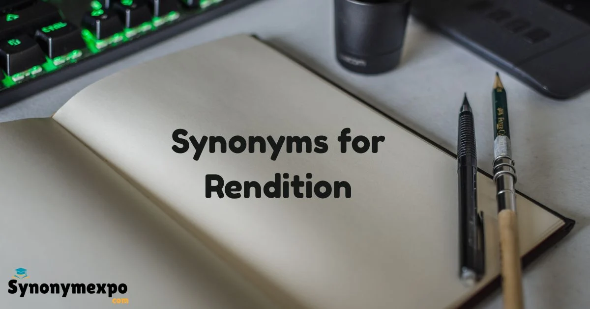 33+ Best Synonyms for Rendition Explained With Best Alternative.